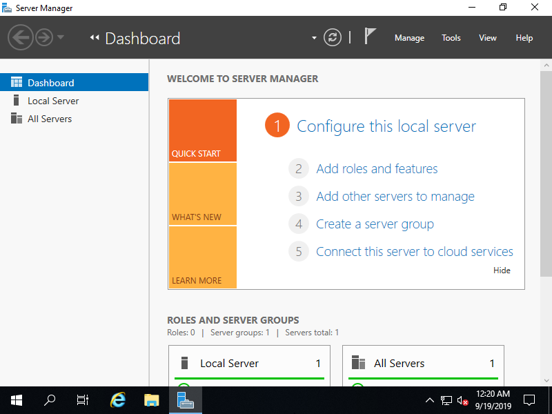 Initial Server Setup